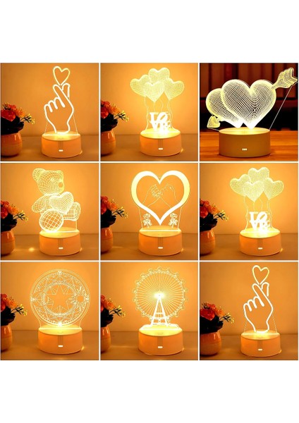Elk USB Sıcak Beyaz Noel Süslemeleri Ev Ağacı Elk Noel 3D Akrilik USB Gece Lambası Noel Hediyesi Navidad 2021 Yeni Yıl Ev Dekorasyonu Çelenk (Yurt Dışından) fiyatları