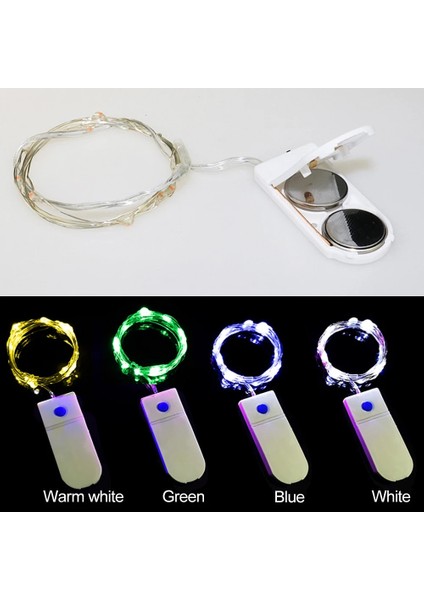 Beyaz 3m 3 Modlu Peri Işıkları, CR2032 Pilli LED Dize Işıklar, Su Geçirmez Bakır Tel, Pırıltı Ateşböceği Işıkları, Noel Düğün Dekorasyonu (Yurt Dışından) fırsatları