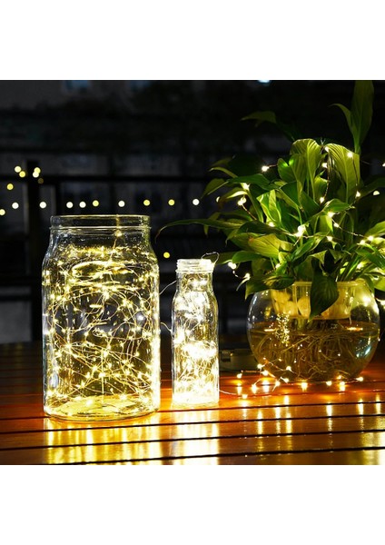 Beyaz 3m 3 Modlu Peri Işıkları, CR2032 Pilli LED Dize Işıklar, Su Geçirmez Bakır Tel, Pırıltı Ateşböceği Işıkları, Noel Düğün Dekorasyonu (Yurt Dışından) indirimleri