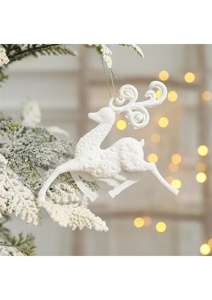 Stil 1 Noel Kolye Kar Tanesi Melek Kanat Elk Asılı Kolye Tatil Partisi Için Noel Ağacı Dekorasyon Yeni Yıl Malzemeleri (Yurt Dışından)
