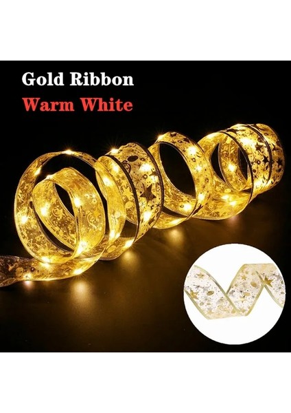 Altın-Sıcak 5 M Noel Şerit Peri Işık Noel Dekorasyon Dıy Yaylar Dize Işık Ağacı Süsler Ev 2023 Noel Dekor Yeni Yıl Navidad (Yurt Dışından)