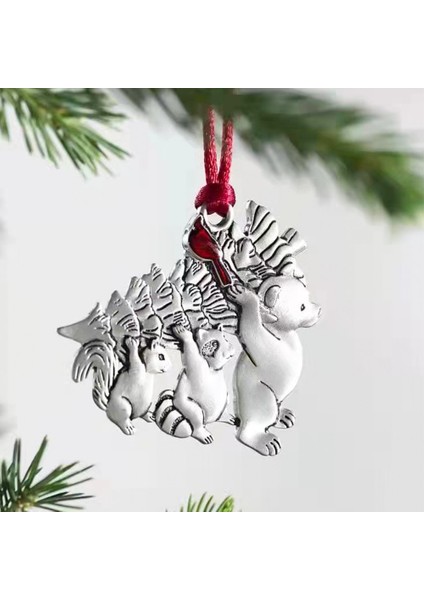 12 Alaşım Kolye Noel Süslemeleri Kardan Adam Köpek Monogram Noel Ağacı Kolye Süsler Metal Odası Dekor Yeni Yıl Çocuklar Hediye (Yurt Dışından)