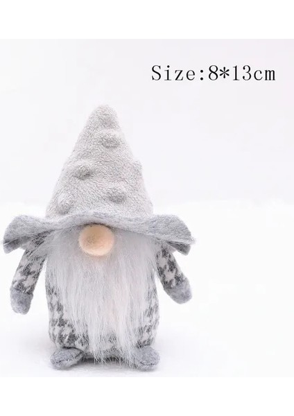 L-Gezi-Gray Gnome Noel Yüzü Olmayan Bebek Ev Için Merry Christmas Süslemeleri Noel Süsleri Noel Hediyeleri Navidad Mutlu Yıllar 2023 (Yurt Dışından)