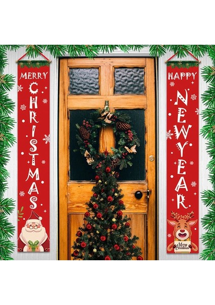 Yüzü Olmayan 2 Noel Kapı Dekorasyonu 2023 Noel Baba Noel Kapı Afiş Dekor Ev Asılı Noel Süs Navidad Yeni Yıl Hediyesi Için (Yurt Dışından) fırsatları