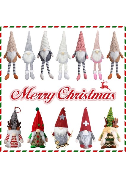 Stil 4 Gnome Noel Yüzü Olmayan Bebek Merry Christmas Süslemeleri Ev Noel Süsleme Noel Navidad Doğum Yeni Yıl 2023 (Yurt Dışından) fiyatları