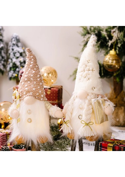 E Parlayan Gnome Noel Yüzü Olmayan Bebek 30 cm Ağaç Süslemeleri Gece Lambası Noel Hediyesi Navidad 2022 Yeni Yıl Novedades Ev Dekor (Yurt Dışından)