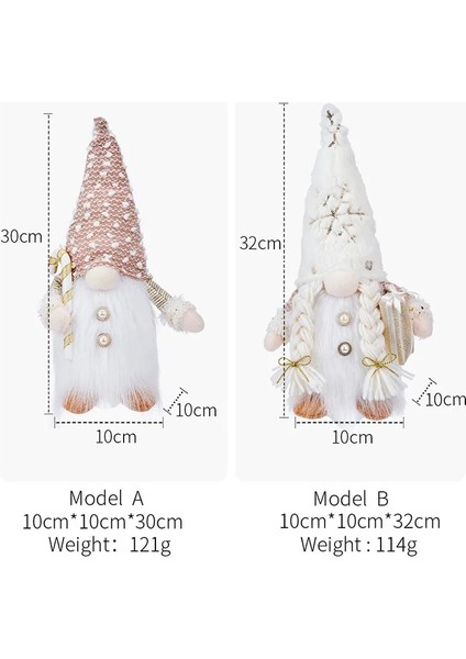 E Parlayan Gnome Noel Yüzü Olmayan Bebek 30 cm Ağaç Süslemeleri Gece Lambası Noel Hediyesi Navidad 2022 Yeni Yıl Novedades Ev Dekor (Yurt Dışından)