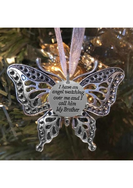 Sen Benim Güneş Işığımsın Hollow Alaşım Oyma Kelebek Anıt Aile Noel Ağacı Kolye Noel Süslemeleri Ev Hediyesi Için Anne Baba Büyükbaba Büyükanne (Yurt Dışından) fırsatları