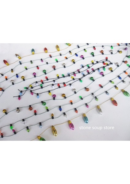 102 Kaplama 1 Metre 1/5 M Renkli Mini Plastik Dize Işıklar Işık Değil Lamba Noel Ağacı Süsleme Diy Necklase Dekorasyon Sanat Zanaat (Yurt Dışından) fırsatları