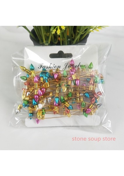 102 Kaplama 1 Metre 1/5 M Renkli Mini Plastik Dize Işıklar Işık Değil Lamba Noel Ağacı Süsleme Diy Necklase Dekorasyon Sanat Zanaat (Yurt Dışından) indirimleri