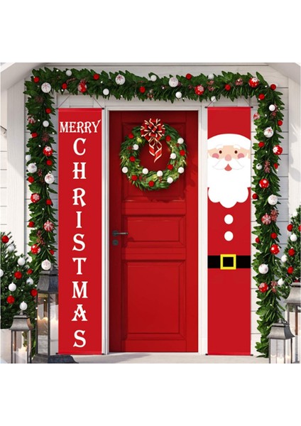 Ceviz Asker B 30X180 cm Noel Kapı Dekorasyonu 2023 Merry Christmas Banner Dekor Ev Asılı Noel Süs Navidad Mutlu Yeni Yıl Hediyesi 2024 (Yurt Dışından)