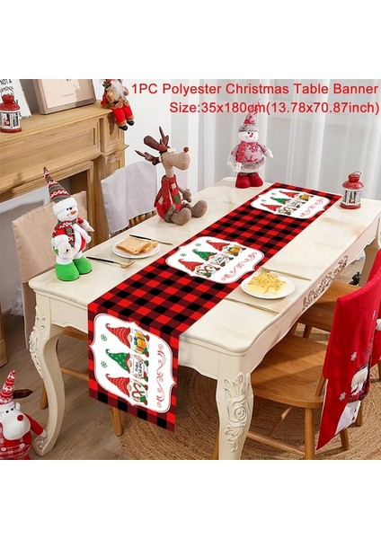 156 Noel Masa Koşucu Merry Christmas Dekorasyon Ev Noel Partisi Dekoru Için 2022 Navidad Notal Noel Süs Mutlu Yeni Yıl 2023 (Yurt Dışından) fiyatları