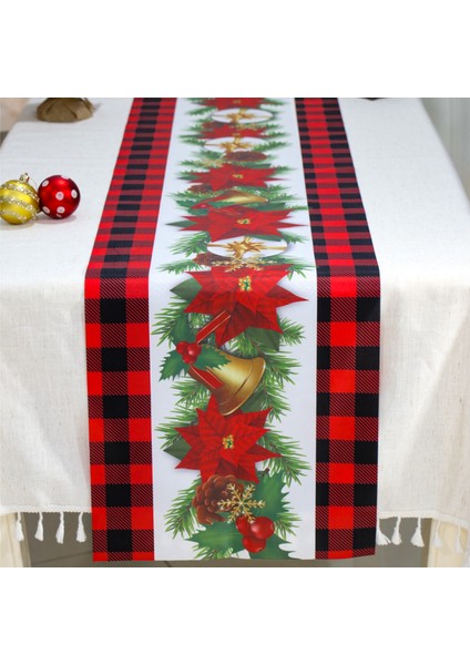 156 Noel Masa Koşucu Merry Christmas Dekorasyon Ev Noel Partisi Dekoru Için 2022 Navidad Notal Noel Süs Mutlu Yeni Yıl 2023 (Yurt Dışından) fırsatları