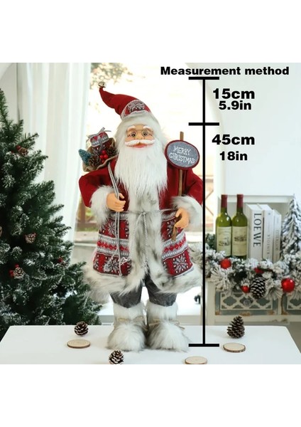 STYLE1J Şapka 60CM 60CM Büyük Noel Baba Bebekler Pembe Noel Kolye 2022 Ev Çocuklar Için Mutlu Noel Ağacı Dekoru Naviidad Noel Hediyeleri Doğum Hediyeleri (Yurt Dışından)