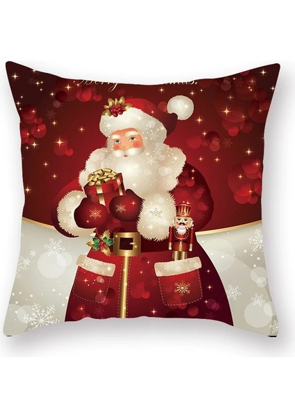 Stil 9 Noel Minder Örtüsü Merry Christmas Süslemeleri Ev 2020 Noel Süs Noel Hediyesi Navidad Mutlu Yıllar 2021 (Yurt Dışından)