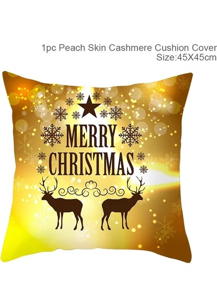 Stil 9 Noel Minder Örtüsü Merry Christmas Süslemeleri Ev 2020 Noel Süs Noel Hediyesi Navidad Mutlu Yıllar 2021 (Yurt Dışından)