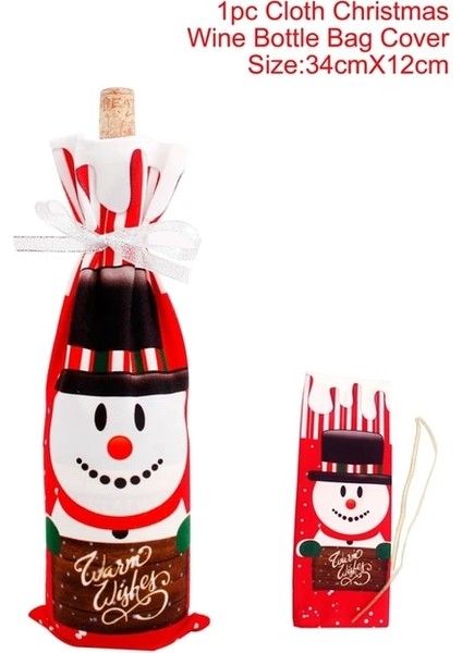 Şarap Şişesi Seti 28 Qıfu Noel Şarap Şişesi Seti Ev Için Mutlu Noel Dekor 2023 Navidad Noel Noel Süsleri Noel Hediyeleri Yeni Yıl 2024 (Yurt Dışından)
