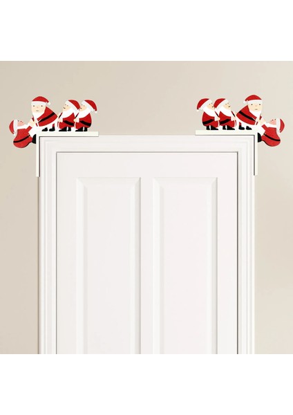 Stil 1 2 Adet Noel Kapı Çerçevesi Dekorasyon Kapı Çerçevesi Dekorasyon Için Ekstra Kalın Noel Dekorasyon MAZI888 (Yurt Dışından) indirimleri