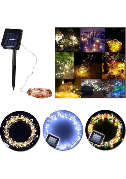 2 Adet Mavi 12 M 100 LED Güneş Dize Peri Işıkları 100/200 LED Su Geçirmez Açık Çelenk Güneş Enerjisi Lambası Yeni Yıl/düğün/noel Bahçe Dekor Için (Yurt Dışından)