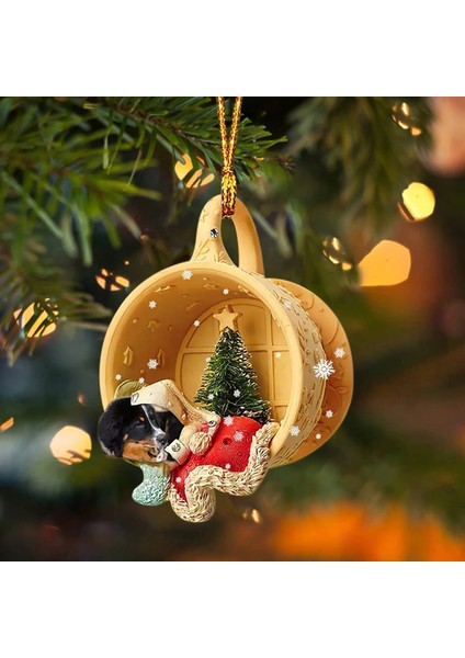 G Noel Köpek Hayvan Kolye Akrilik Düz Yılbaşı Ağacı Dekorasyon Kolye Tatil Partisi Hediye Odası Süsler Орнаменты (3d Değil) (Yurt Dışından) fırsatları