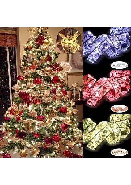 Gümüş-Beyaz 2m 1-10M Noel Şerit LED Işıkları ile Su Geçirmez Noel Ağacı Süslemeleri Için 2023 Yeni Yıl Duvar Pencere Ev Dekorasyonu (Yurt Dışından) fırsatları