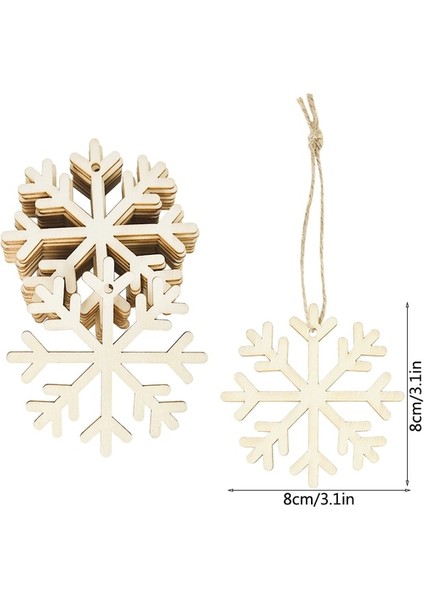 01 10 Parça Noel Baba Elk Kar Tanesi Ahşap Dilimler El Yapımı Diy Grafiti Noel Hediyesi Ahşap Süs Süslemeleri Noel Için (Yurt Dışından)