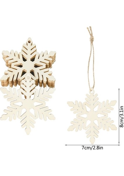 03 10 Parça Noel Baba Elk Kar Tanesi Ahşap Dilimler El Yapımı Diy Grafiti Noel Hediyesi Ahşap Süs Süslemeleri Noel Için (Yurt Dışından)