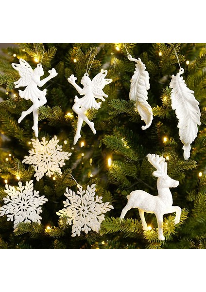 1 Adet Bale Kız Noel Ağacı Kolye Kar Tanesi Melek Geyik Asılı Süsler Noel Süslemeleri Ev Çocuklar Için Oyuncak 2022 Navidad Yeni Yıl Partisi (Yurt Dışından)