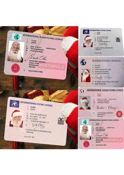 G 1 Adet Yaratıcı Noel Baba Uçuş Lisansı Noel Arifesi Ehliyet Çocuklar Için Noel Hediyesi Ev Noel Ağacı Dekoru SUNAR2022 2023 (Yurt Dışından) fiyatları