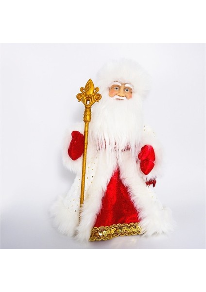 Santa G1FR52-54 30CM Yükseklik Büyük Noel Baba Şekil Noel Elektrikli Noel Baba Peluş Oyuncaklar Clause Noel Dekorasyon Ev Için Noel Süsler Snow Maiden (Yurt Dışından)