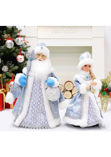 Santa G1FR52-54 30CM Yükseklik Büyük Noel Baba Şekil Noel Elektrikli Noel Baba Peluş Oyuncaklar Clause Noel Dekorasyon Ev Için Noel Süsler Snow Maiden (Yurt Dışından) fiyatları