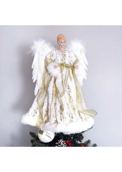 St1-10 Yükseklik 40 cm Noel Melek Bebek Ev Dekor Yeni Yıl Noel Noel Ağacı Süsler Melek Navidad Dekorasyon Çocuklar Yeni Yıl Hediyesi Natale (Yurt Dışından) fiyatları