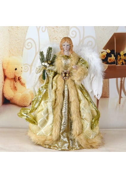 St1-10 Yükseklik 40 cm Noel Melek Bebek Ev Dekor Yeni Yıl Noel Noel Ağacı Süsler Melek Navidad Dekorasyon Çocuklar Yeni Yıl Hediyesi Natale (Yurt Dışından) fırsatları