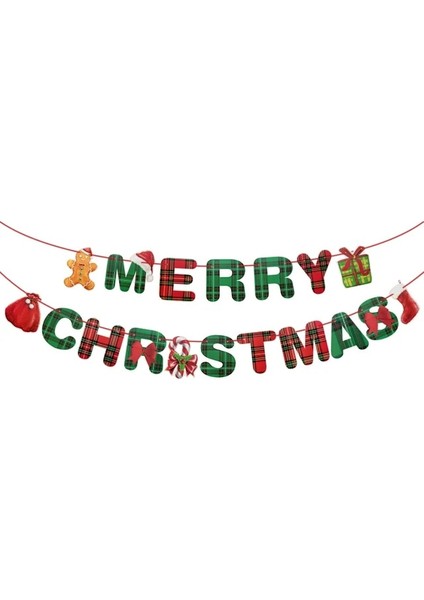 13 Merry Christmas Sundurma Kapı Afiş Asılı Süsleme Noel Dekorasyon Ev Noel Navidad 2022 Mutlu Yeni Yıl 2023 (Yurt Dışından)