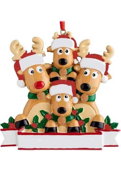 Stil 1 2022 Noel Süsleri Kişiselleştirilmiş Dıy Yılbaşı Ağacı Süsleri Aile Noel Süslemeleri Navidad Yeni Yıl Noel Hediyesi 2023 (Yurt Dışından)