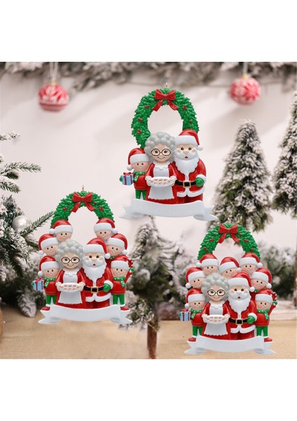 Stil 1 2022 Noel Süsleri Kişiselleştirilmiş Dıy Yılbaşı Ağacı Süsleri Aile Noel Süslemeleri Navidad Yeni Yıl Noel Hediyesi 2023 (Yurt Dışından)