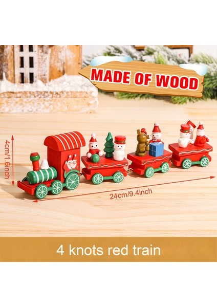 Ahşap Tren 2 Ahşap/plastik Tren Merry Christmas Süs Ev Için Noel Süslemeleri 2023 Noel Hediyeleri Noel Natal Navidad Yeni Yıl 2024 (Yurt Dışından)