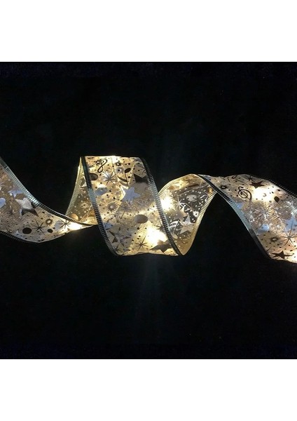 Rolored-Multic 10M 50 LED 5m Çift Katmanlı Peri Işıklar Dizeleri Noel Şerit Yaylar LED Noel Ağacı Süsleri ile Yeni Yıl Navidad Ev Dekor (Yurt Dışından)