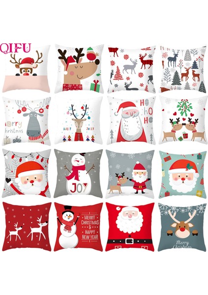 Pllowcase 23 Noel Minder Örtüsü Ev Için Mutlu Noel Dekor 2023 Navidad Yastık Kılıfı Noel Süsleri Xams Hediyeler Yeni Yıl Dekor 2024 (Yurt Dışından)
