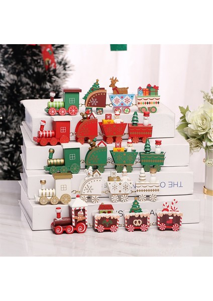 Y1212 Yeşil Ahşap Noel Tren 2023 Noel Süslemeleri Ev Için Noel Navidad Noel Hediyeleri Noel Süs Yeni Yıl 2023 (Yurt Dışından) fiyatları