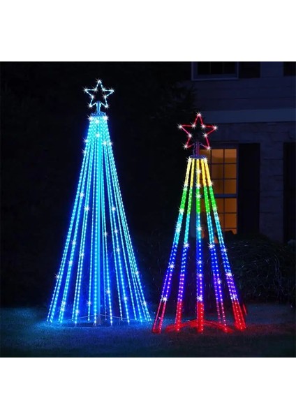 Ab 1.5 M LED Noel Ağacı Lightshow Dize Koni Şelale Yıldız Işıkları Açık Renkli Lightshow Düğün Parti Dekorasyon Için Ab Tak (Yurt Dışından)