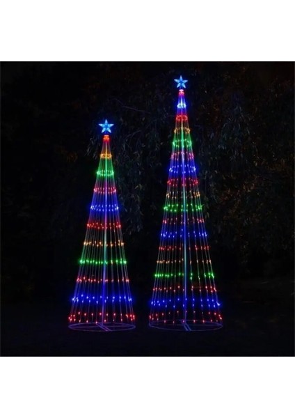 Ab 1.5 M LED Noel Ağacı Lightshow Dize Koni Şelale Yıldız Işıkları Açık Renkli Lightshow Düğün Parti Dekorasyon Için Ab Tak (Yurt Dışından)