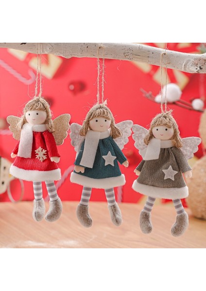 E2-Beyaz Noel Bebekler Melek Kolye Süsler Noel Ağacı Süsleri Ev Çocuklar Için Noel Süslemeleri Hediye Mutlu Yıllar 2023 (Yurt Dışından) fiyatları