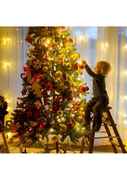 Sıcak Renk Kristal 3m 20LED Kar Tanesi LED Işıklar Noel Dekorasyon Ev Noel Ağacı Asılı Çelenk Noel Süsleri Navidad NOEL2022 Yeni Yıl Hediyesi 2023 (Yurt Dışından) fırsatları