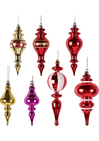 C 20 cm 1 Adet 12/15/20 cm Noel Süslemeleri Renk Kabak Asılı Ev Dekor 2023 Yeni Yıl Zanaat Kolye Noel Ağacı Su Damlası Kolye (Yurt Dışından)