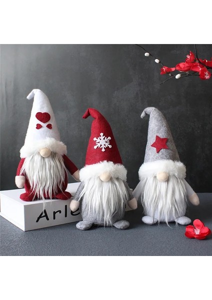 Green1 Noel Yüzü Olmayan Gnome Noel Baba Bebek Noel Ağacı Asılı Süsleme Dekorasyon Ev Kolye Hediyeler Süsler Parti Malzemeleri (Yurt Dışından)
