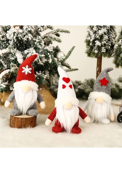 Green1 Noel Yüzü Olmayan Gnome Noel Baba Bebek Noel Ağacı Asılı Süsleme Dekorasyon Ev Kolye Hediyeler Süsler Parti Malzemeleri (Yurt Dışından) modelleri