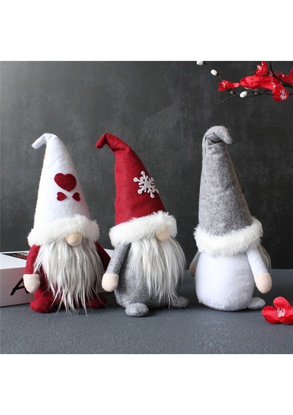 Green1 Noel Yüzü Olmayan Gnome Noel Baba Bebek Noel Ağacı Asılı Süsleme Dekorasyon Ev Kolye Hediyeler Süsler Parti Malzemeleri (Yurt Dışından) fırsatları