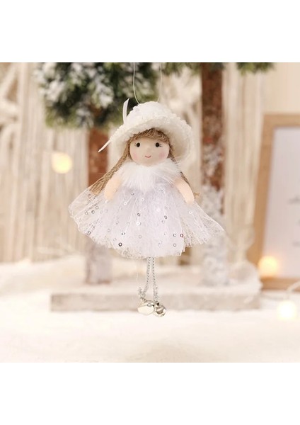 A-1 2021 Noel Peluş Melek Kolye Yılbaşı Ağacı Süsleri 2022 Yeni Yıl Noel Hediyesi Navidad Noel Süsleri (Yurt Dışından) indirimleri