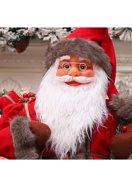 30CM 90/60/45CM Büyük Noel Baba Mutlu Noel Süslemeleri Ev Için Mutlu Yeni Yıl 2023 Kumaş Örgü Elbise Bebek Pencere Dekor (Yurt Dışından) fırsatları